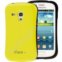 Противоударный чехол iFace для Samsung Galaxy SIII mini / i8190 (желтый)