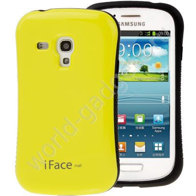 Противоударный чехол iFace для Samsung Galaxy SIII mini / i8190 (желтый)