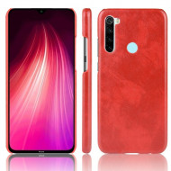 Кожаная накладка-чехол для Xiaomi Redmi Note 8 (красный)