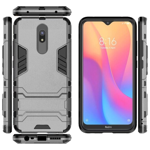 Чехол Duty Armor для Xiaomi Redmi 8 / Redmi 8A (серый)