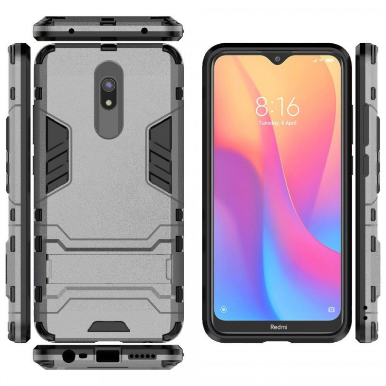 Чехол Duty Armor для Xiaomi Redmi 8 / Redmi 8A (серый)