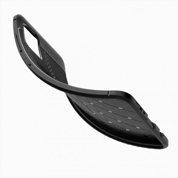 Чехол-накладка Litchi Grain для Samsung Galaxy A51 (темно-синий) Чехол-накладка Litchi Grain для Samsung Galaxy A51 (темно-синий)