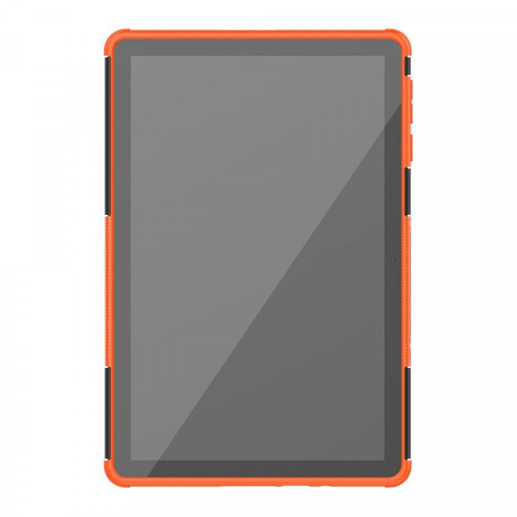 Чехол Hybrid Armor для Huawei MatePad T10 / T10s / C5e / C3 / Honor Pad X8 / X8 Lite / X6 (черный + оранжевый)