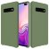 Силиконовый чехол Mobile Shell для Samsung Galaxy S10+ (Plus) (темно-зеленый)