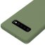 Силиконовый чехол Mobile Shell для Samsung Galaxy S10+ (Plus) (темно-зеленый)