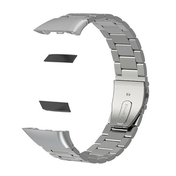 Стальной браслет для Huawei Band 6 / Honor Band 6 (серебристый)