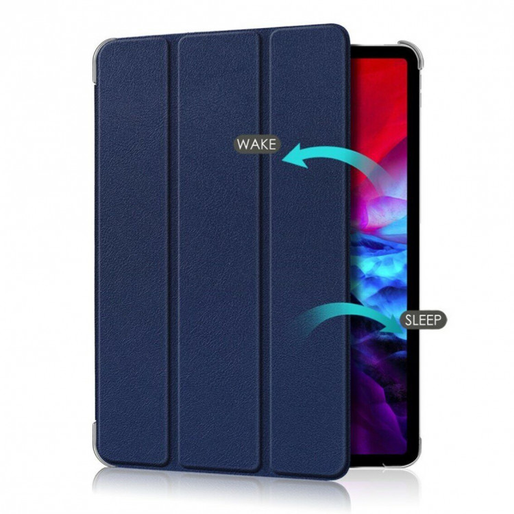 Планшетный чехол для iPad Pro 12.9 дюйма (2022, 2021, 2020, 2018) (темно-синий)