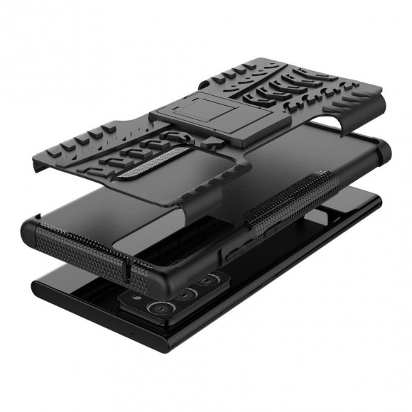 Чехол Hybrid Armor для Samsung Galaxy Note 20 Ultra (черный) Чехол Hybrid Armor для Samsung Galaxy Note 20 Ultra (черный)