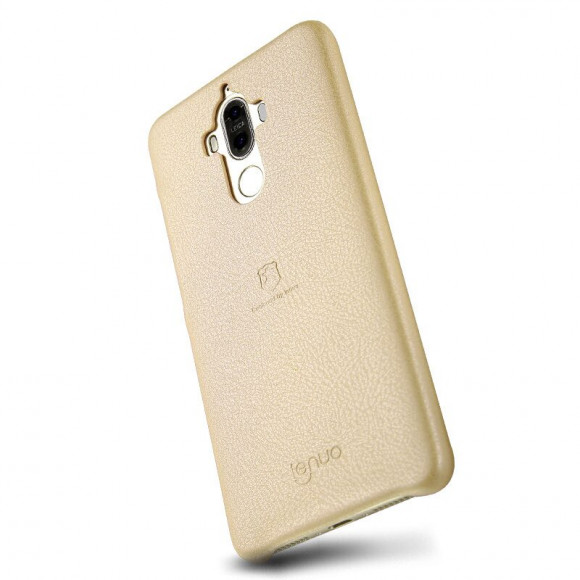 Кожаная накладка LENUO для Huawei Mate 9 (золотой)