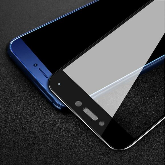 Защитное стекло FULL 3D для Huawei Honor 8 lite / P8 Lite 2017 (черный)