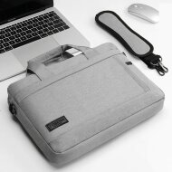 Сумка TAIKESEN для ноутбука и Macbook 15,6 дюймов (светло-серый) Сумка TAIKESEN для ноутбука и Macbook 15,6 дюймов (светло-серый)