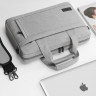Сумка TAIKESEN для ноутбука и Macbook 15,6 дюймов (светло-серый)