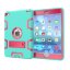 Гибридный TPU чехол для Apple iPad Mini (2019) / iPad Mini 4 (голубой + розовый)