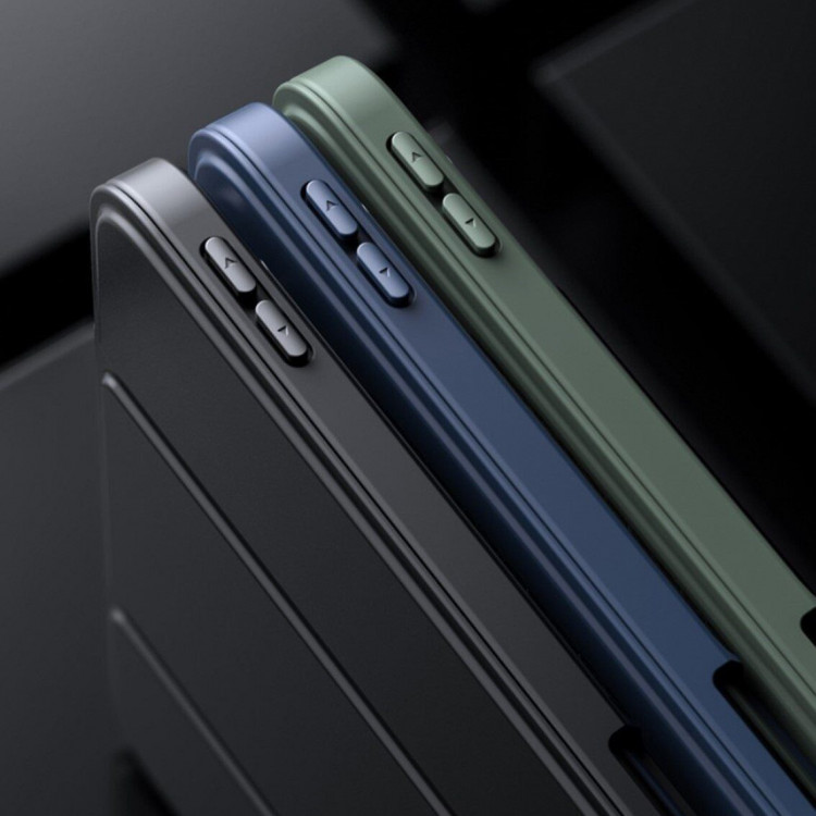 Чехол Drop-Resistant для Apple iPad Pro 12.9 (Серия - 2018 года) (темно-зеленый)