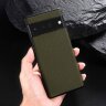 Чехол с текстурой нейлона для Google Pixel 7 (армейский зеленый)