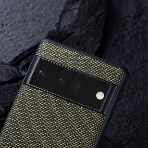 Чехол с текстурой нейлона для Google Pixel 7 (армейский зеленый) Чехол с текстурой нейлона для Google Pixel 7 (армейский зеленый)