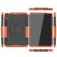 Чехол Hybrid Armor для Apple iPad mini 6 (черный + оранжевый)