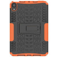 Чехол Hybrid Armor для Apple iPad mini 6 (черный + оранжевый)