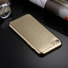Чехол-накладка Artistic Carbon для iPhone 6 Plus / 6S Plus (золотой)
