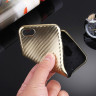 Чехол-накладка Artistic Carbon для iPhone 6 Plus / 6S Plus (золотой)