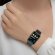 Миланский браслет для для Huawei Watch Fit 2 (черный+красный)