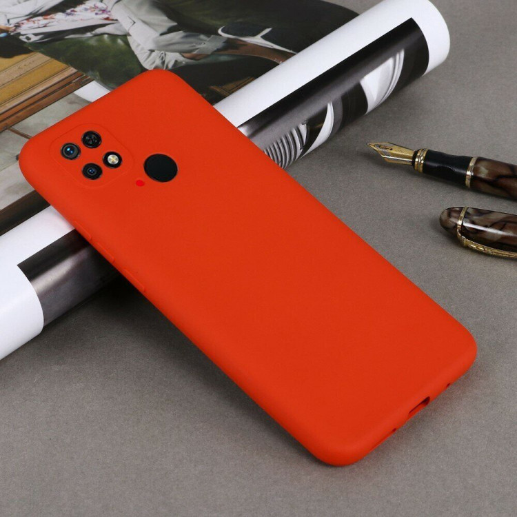 Силиконовый чехол Mobile Shell для Xiaomi Redmi 10C (красный)