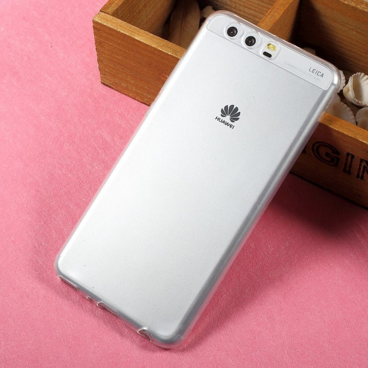 Силиконовый TPU чехол для Huawei P10 Plus (прозрачный)