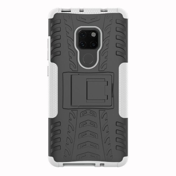 Чехол Hybrid Armor для Huawei Mate 20 (черный + белый)