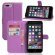 Чехол для iPhone 7 Plus / iPhone 8 Plus (фиолетовый) с визитницей