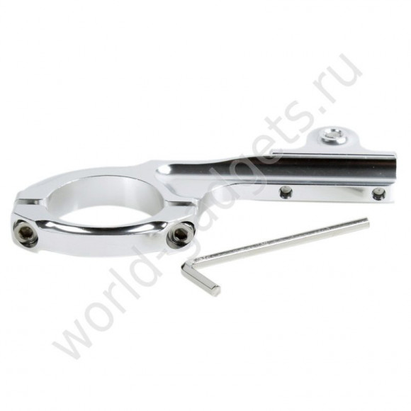 Удлиненное алюминиевое крепление на велосипед для GoPro HD Hero / Hero 2 / Hero 3 (серебряный)