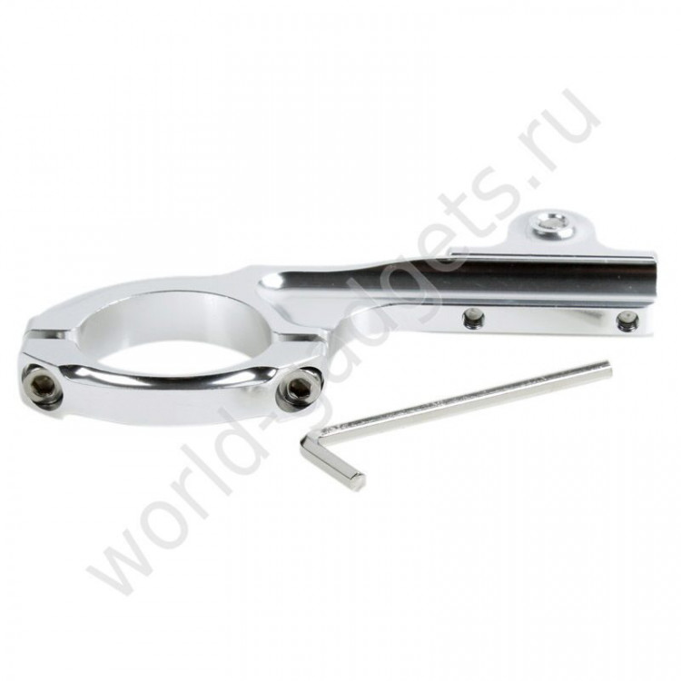 Удлиненное алюминиевое крепление на велосипед для GoPro HD Hero / Hero 2 / Hero 3 (серебряный)