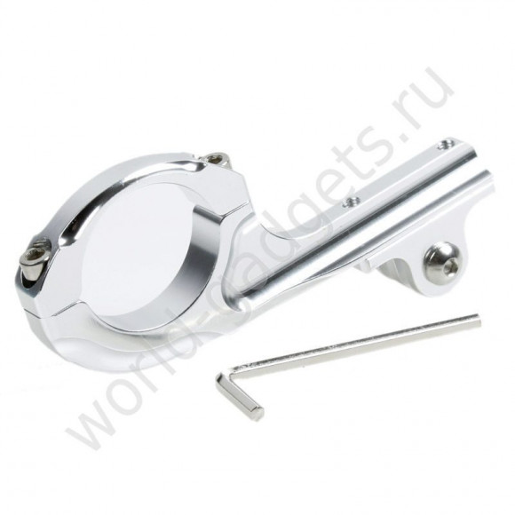 Удлиненное алюминиевое крепление на велосипед для GoPro HD Hero / Hero 2 / Hero 3 (серебряный)