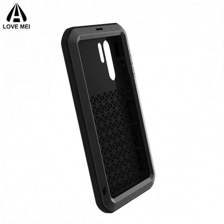 Гибридный чехол LOVE MEI для Huawei P30 Pro (черный)