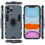 Чехол Armor Ring Holder для iPhone 12 Pro Max (темно-синий)