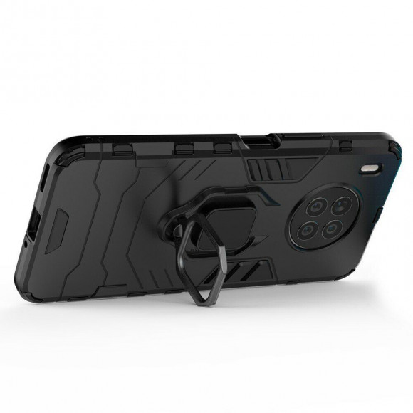 Чехол Armor Ring Holder для Honor 50 Lite (черный) Чехол Armor Ring Holder для Honor 50 Lite (черный)