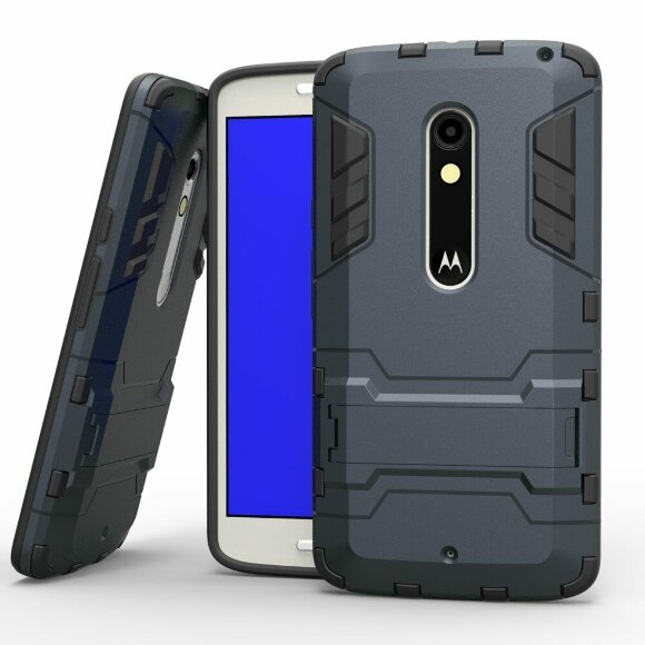 Чехол Duty Armor для Motorola Moto X Play (темно-серый)