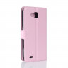 Чехол с визитницей для LG X venture M710DS (розовый)