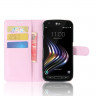 Чехол с визитницей для LG X venture M710DS (розовый)