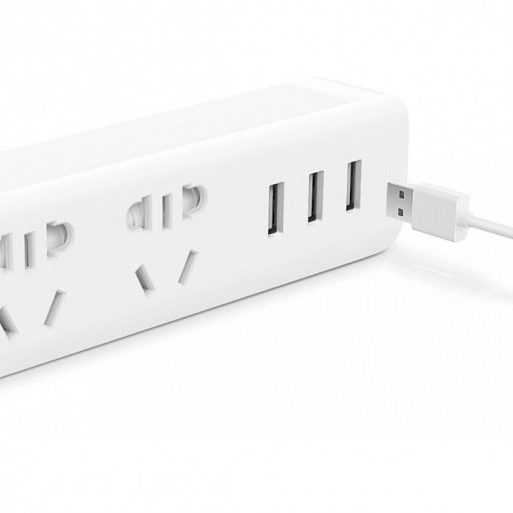 Удлинитель Xiaomi Mi Power Strip 3 - 1,8 метра (белый)