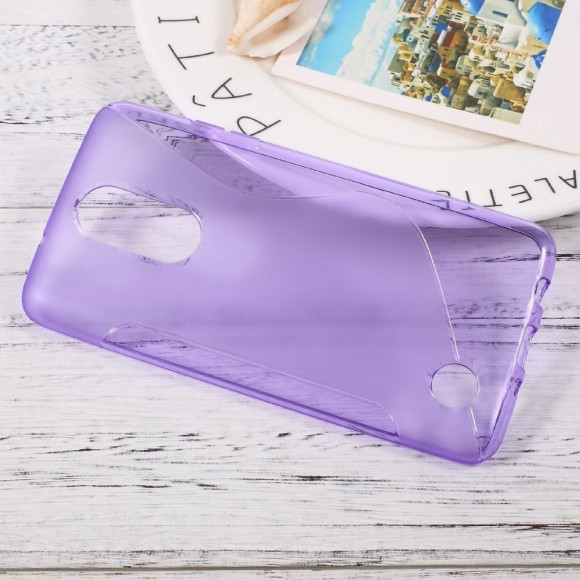 Нескользящий чехол для LG K8 (2017) X300 / M200N (фиолетовый)