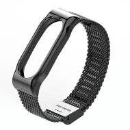 Сетчатый браслет для Xiaomi Mi Band 2 (черный) Сетчатый браслет для Xiaomi Mi Band 2 (черный)