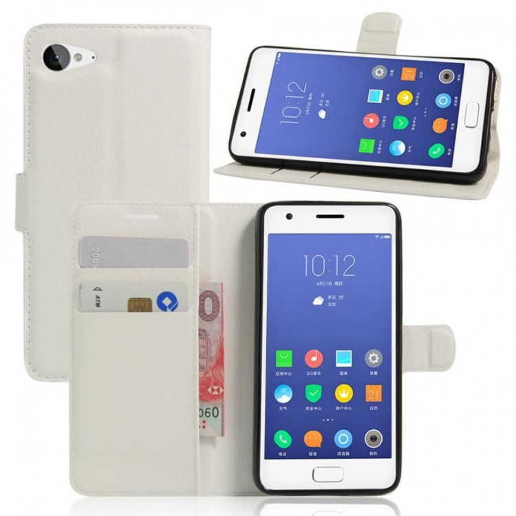 Чехол с визитницей для Lenovo ZUK Z2  (белый)