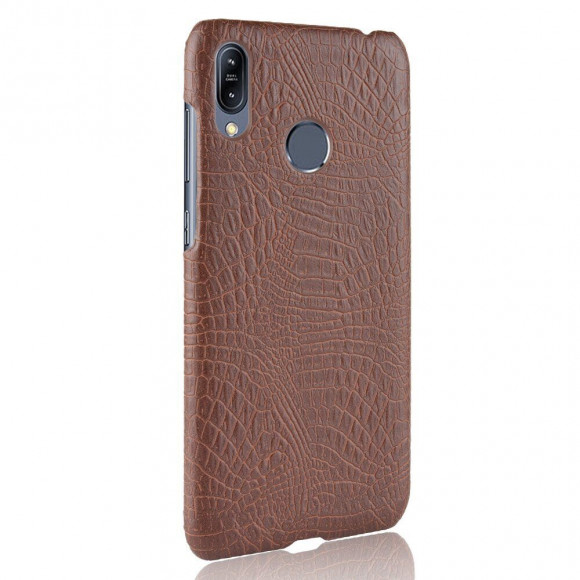 Чехол Crocodile Texture для Asus Zenfone Max (M2) ZB633KL (коричневый) Чехол Crocodile Texture для Asus Zenfone Max (M2) ZB633KL (коричневый)