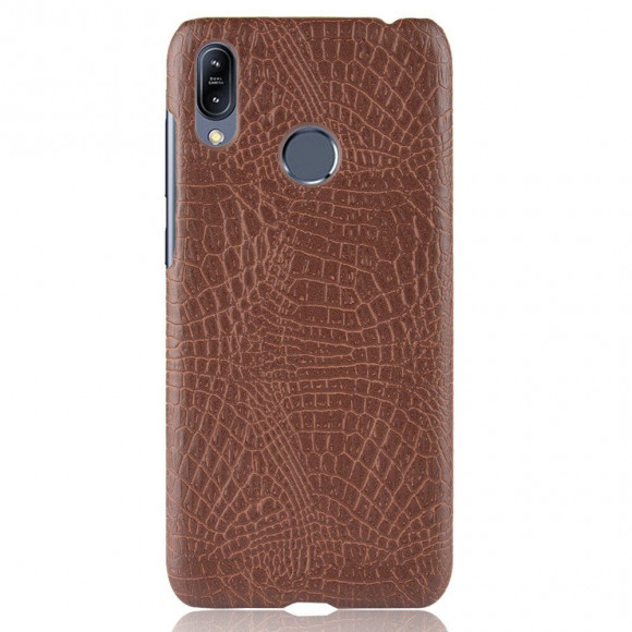 Чехол Crocodile Texture для Asus Zenfone Max (M2) ZB633KL (коричневый) Чехол Crocodile Texture для Asus Zenfone Max (M2) ZB633KL (коричневый)