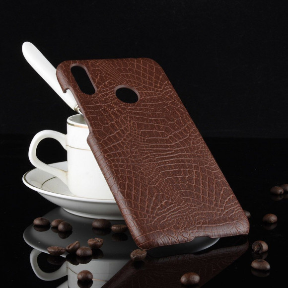 Чехол Crocodile Texture для Asus Zenfone Max (M2) ZB633KL (коричневый) Чехол Crocodile Texture для Asus Zenfone Max (M2) ZB633KL (коричневый)