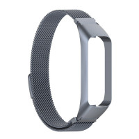 Браслет Миланская петля для Samsung Galaxy Fit 2 SM-R220 (серый)