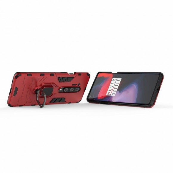 Чехол Armor Ring Holder для OnePlus 8 Pro (красный) Чехол Armor Ring Holder для OnePlus 8 Pro (красный)