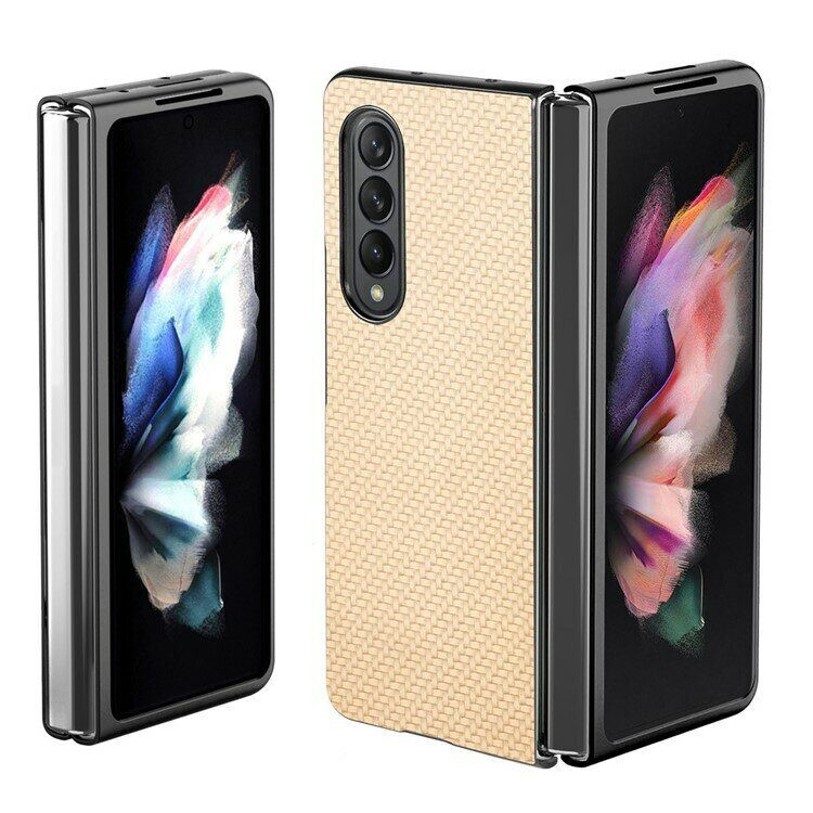 Чехол Carbon Design для Samsung Galaxy Z Fold4 (бежевый)