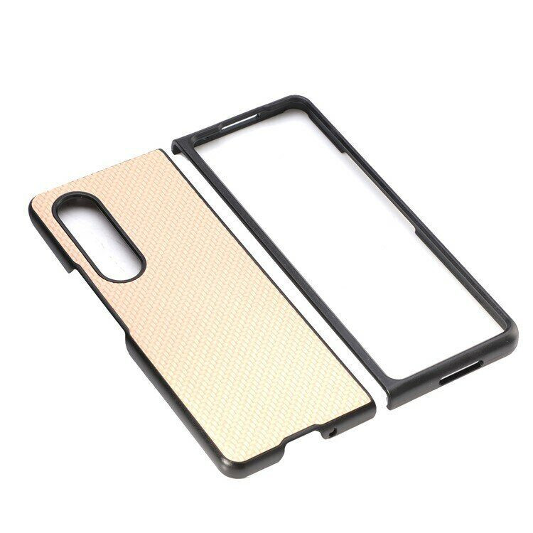 Чехол Carbon Design для Samsung Galaxy Z Fold4 (бежевый)