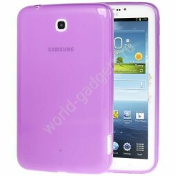 Пластиковый TPU чехол для Samsung Galaxy Tab 3 / P3200 (7.0") (фиолетовый)